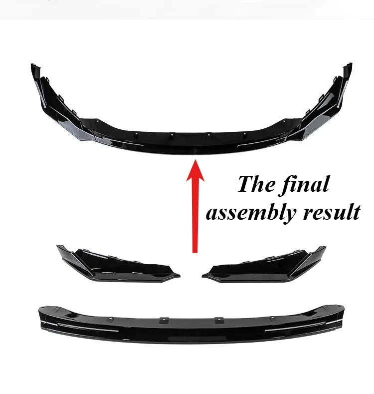 Front Bumper Lip For BMW M3 M4 G80 G82 2021 2022 2023 2024 Front Shove Splitter Guard Blade Upgrade Body Kits Auto Parts Tuning