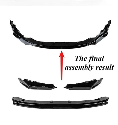 Front Bumper Lip For BMW M3 M4 G80 G82 2021 2022 2023 2024 Front Shove Splitter Guard Blade Upgrade Body Kits Auto Parts Tuning