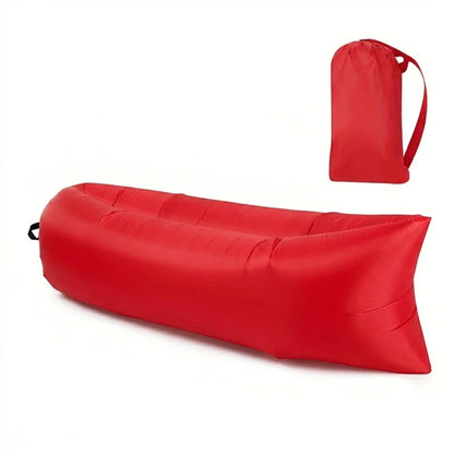 Inflatable Air Lounger Sofa Portable Quick Inflate Waterproof Camping Couch Beach Chair Poolside Travel Outdoor Sleeping Mat
