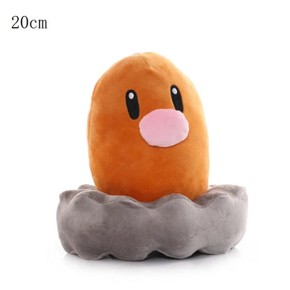 20cm Lovely Pokemon Diglett Growlithe Plush Doll Cartoon Mr. Mime Magnemite Plush Toy Farfetch'd Aerodactyl Plushie Kids Gifts