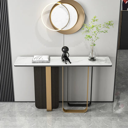 Italian Luxury Console Table Modern Minimalist Glam Premium Console Table For Hallwy Entrance Woonkamer Tafel Furniture