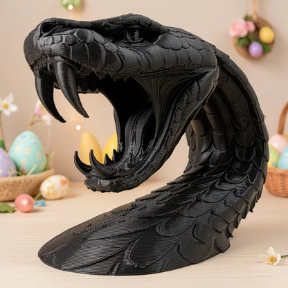 Snakehead Decoration Python Model Desktop Creative Ornament Home Decoration