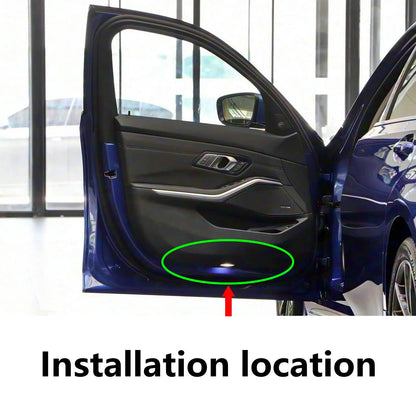 HD 2X LED Car Door Projector Light For BMW 1 2 3 X1 IX1 X2 Z Series I3 G20 G21 G22 G23 G26 F40 F44 U10 U11 G29 M3 G80 G81 M4 G82