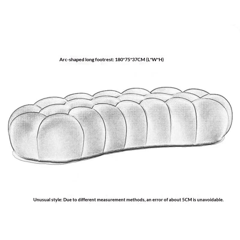 Any Size Custom Bubble Soccer Sofa Vacuum Rolled Packed Integrated Sponge Customizable Multi Fabric Wraps Around Comfort Living