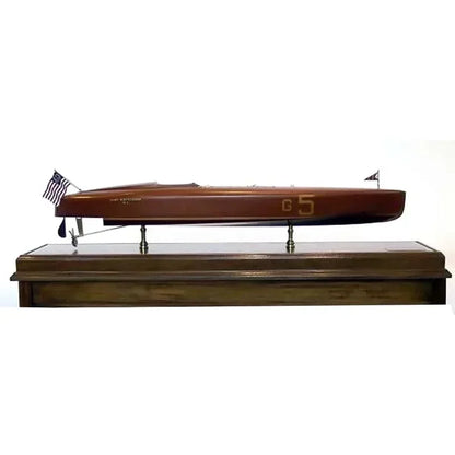 Assembled Ship Model G5 900mm Basswood Nesting Handmade DIY Remote Control Ship Model Speedboat Kit