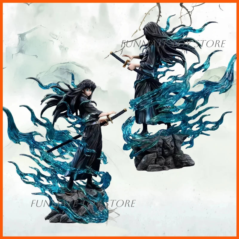Demon Slayer Muichiro Tokito Hashira Gk Figure Resin Statue Collectible Model Desktop Decoration For Anime Collectors