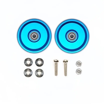 13/17/19mm Solid Aluminum Guide Wheel for Mini 4WD, No Logo No Rubber Ring, Smooth Rolling DIY Upgrade Parts