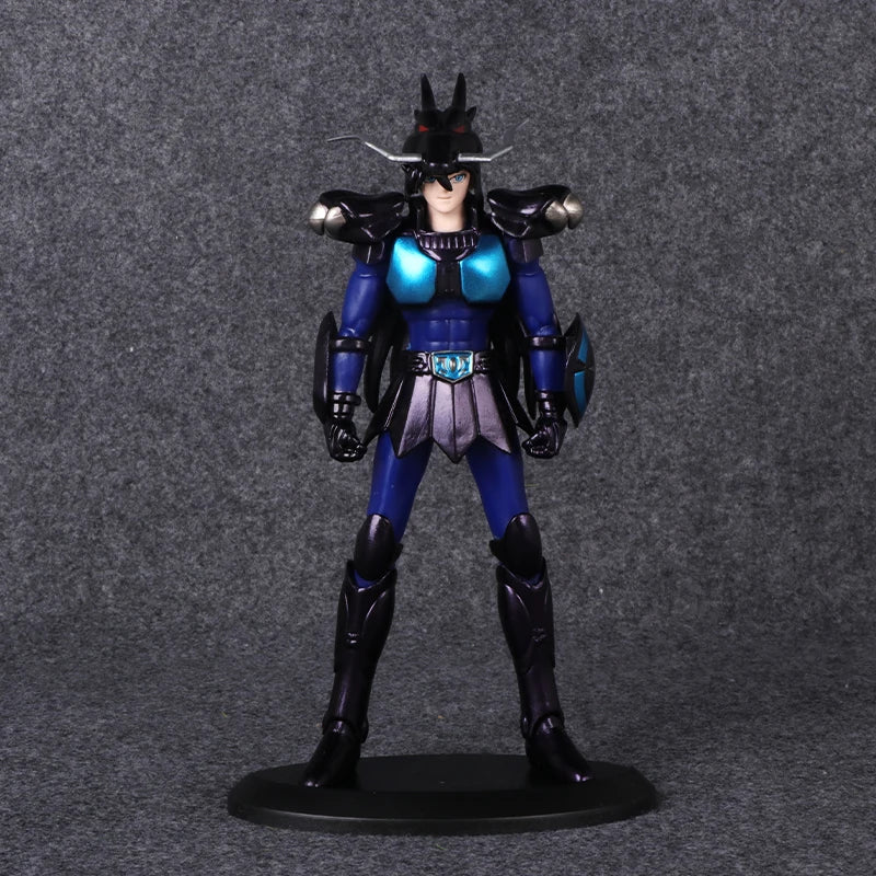 19cm Anime Dark Saint Seiya Figure Phoenix Ikki Hyoga Seiya Shiryu Action Figures Toy PVC Box Figure Collection Decoration