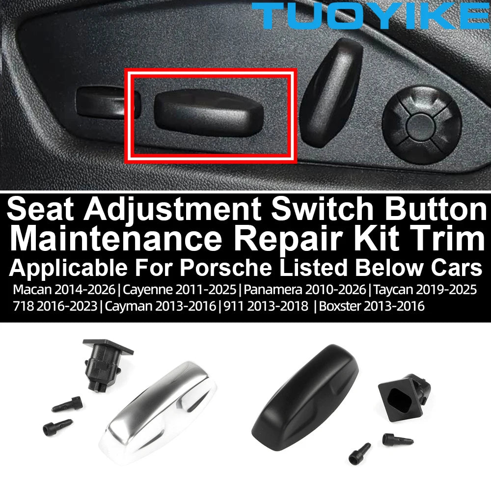 Interior Seat Adjustment Switch Button Maintenance Kit For Porsche Macan Cayenne Panamera Taycan 718 Cayman 911 Boxster 2014-26