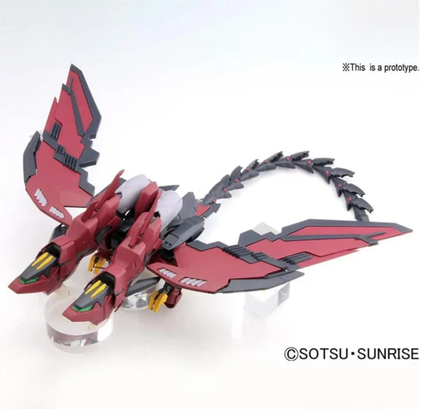 Bandai Original Gundam Model MG 1/100 Epyon Transforming Dragon Collection Assembly Model Kit Anime Action Figure Boy Toys Gift