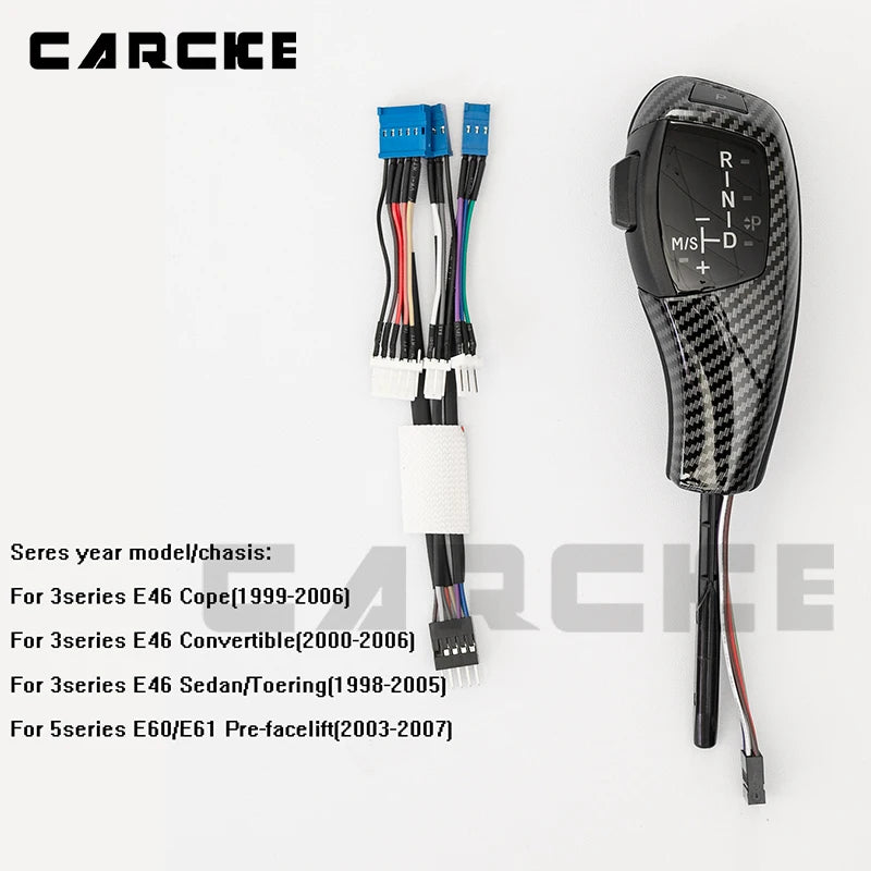LED Gear Shift Knob Retrofit Kit for Car Accessories BMW E90 E91 E93 E81 E82 E84 E87 E88 E89 E46 E61 E60 E83 X3 E85 E86 E39 E53