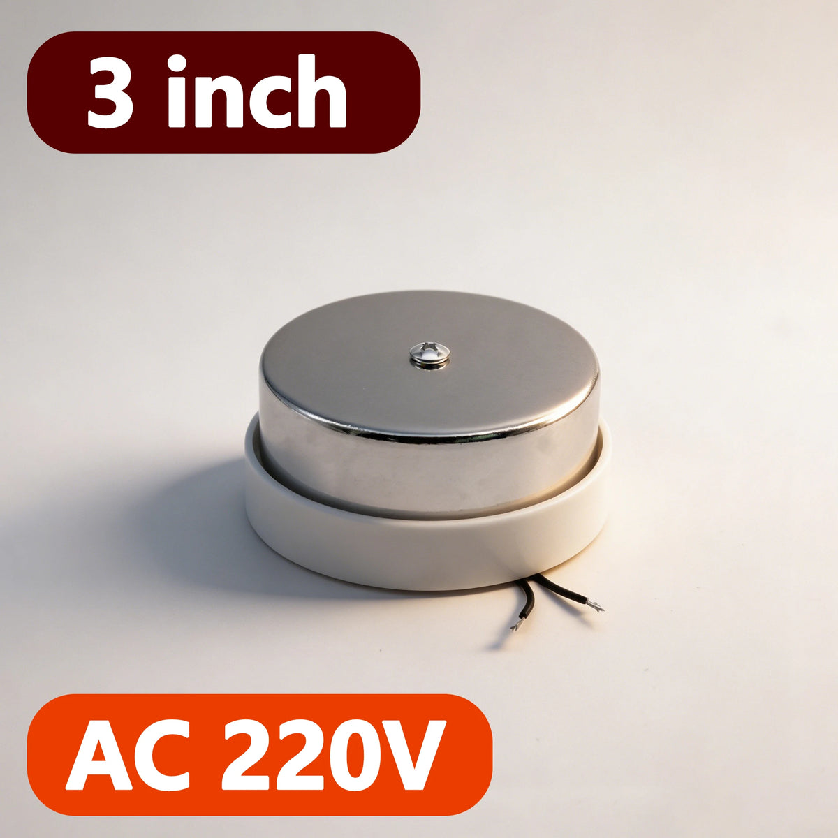 2/3/4/6 Inch Internal Strike Electric Bell AC110/220V DC12/24V High Decibel Loud Sound Alarm Doorbell School Factory Household