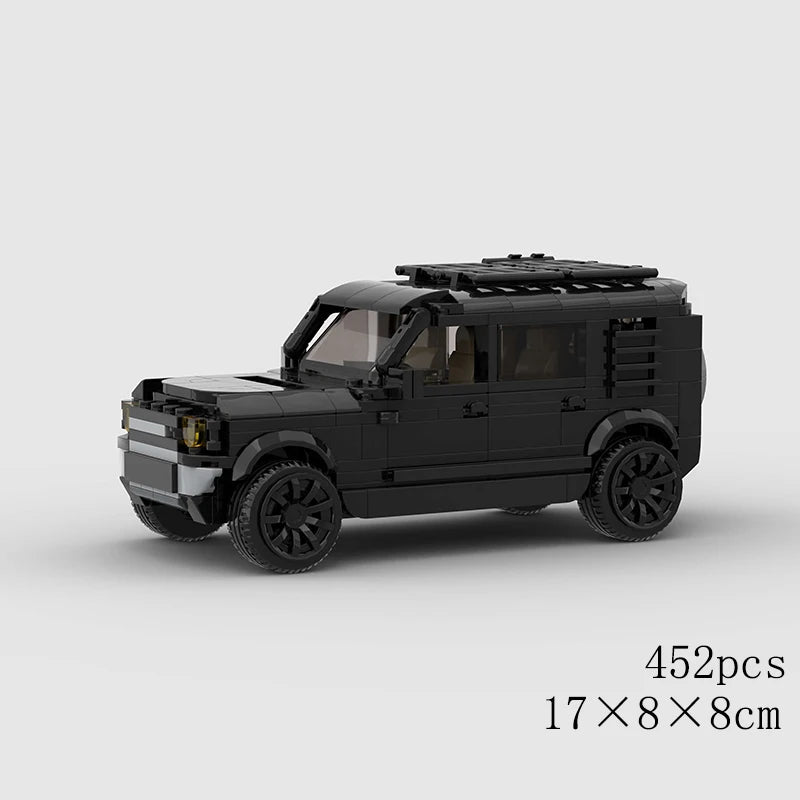 MOC Racing City Car Building Set - Creative Garage Toys - Ideal Gift for Children's Birthdays and Christmas Gifts