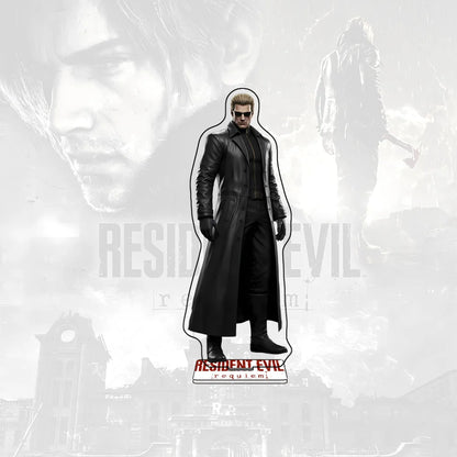 Resident Evil Requiem 15CM Leon Scott Kennedy Grace Ashcroft Acrylic Stand keychain Figure Desktop Decor Collection For Gamers