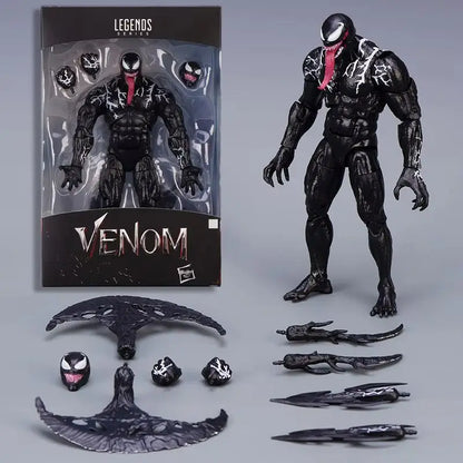 Hot Venom Legends Action Figure Joint Movable Toys Movie Collection Change Face Statue Model Collectible Decorate For Toy Gift