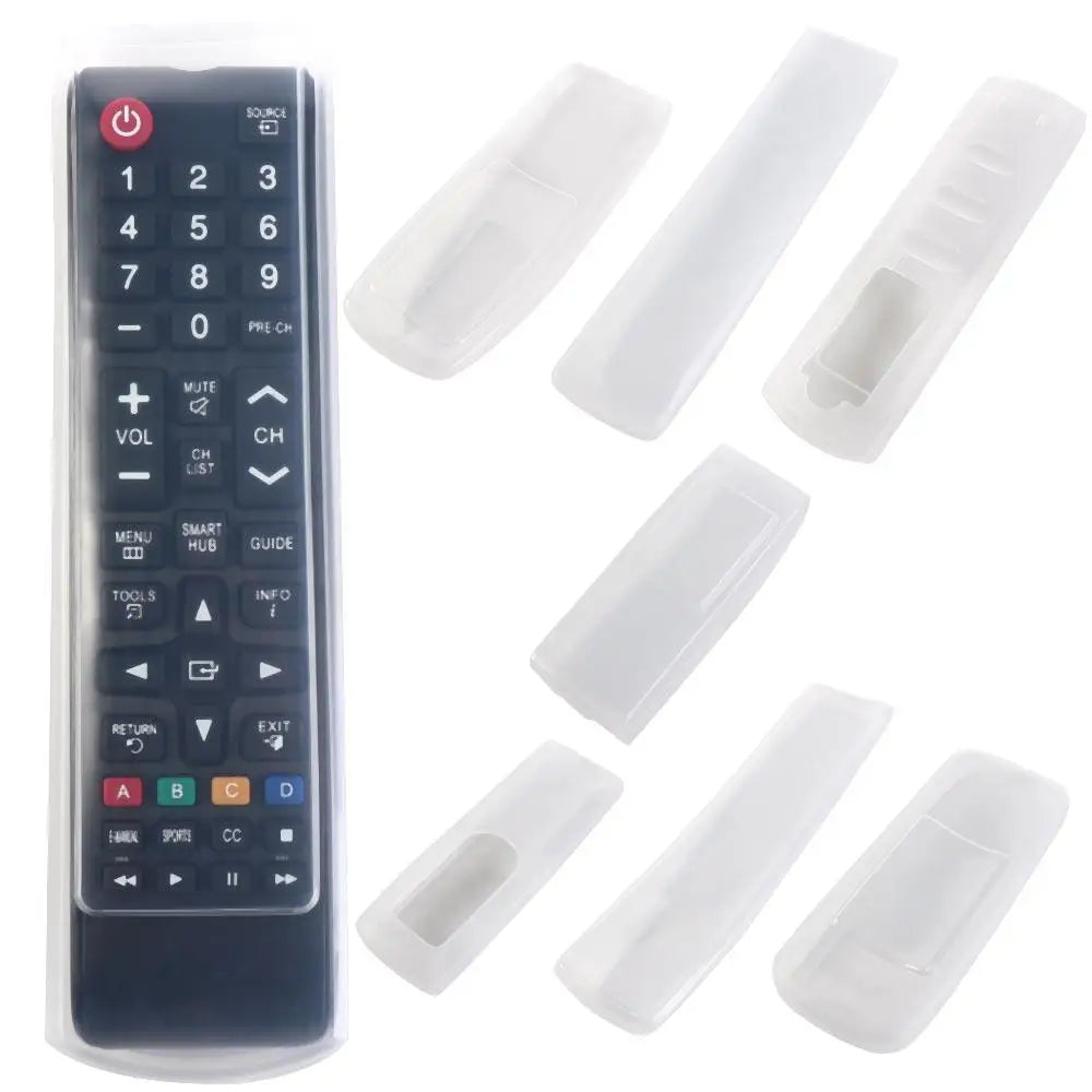 Non-slip Silicone Dust-proof Remote Control Case TV Remote Storage Bag Air Condition Cover Remote Control Protctive Case