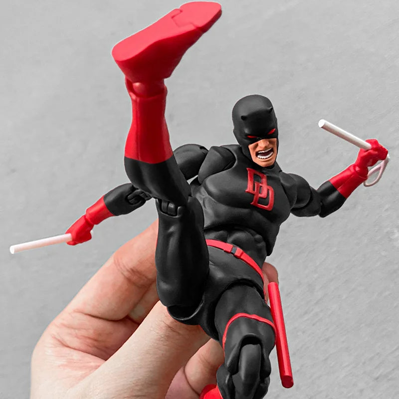 Ct Toys Mafex 223 Daredevil Black Action Figure Shf Comic Version Anime Figurine Statue Model Toys Gifts In Stock
