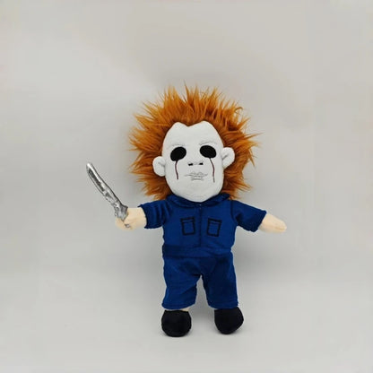 2025 New 25cm Horror Michael Myers Plush Toys Movie Anime Halloween Figures Soft Horror Dolls Plushie Birthday Gifts
