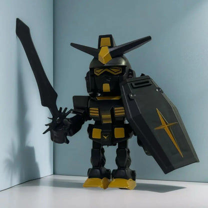 Original Black Gold Gundam Co-Branded Angus Action Figure Unprocessed Mech Toy Model Bestselling Home Decor car accessories
