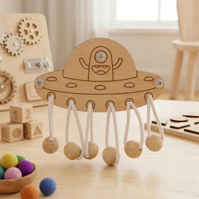 DIY Montessori Busy Board Accessories, Wooden Sensory Educational Toy, Fine Motor Skills & Cognitive Training Learning Toy for K
