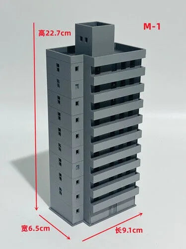 1/350/150 Diorama Outland City Modern Commercial Building Model Street Office Home Scene Model Toys