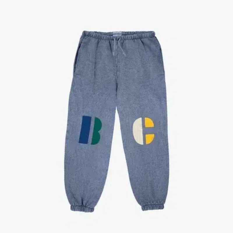 Autumn/Winter INS Korean Style Boys' and Girls' Cartoon Printed Underpants with Velvet Lace Up Guard Sports Children's Pants