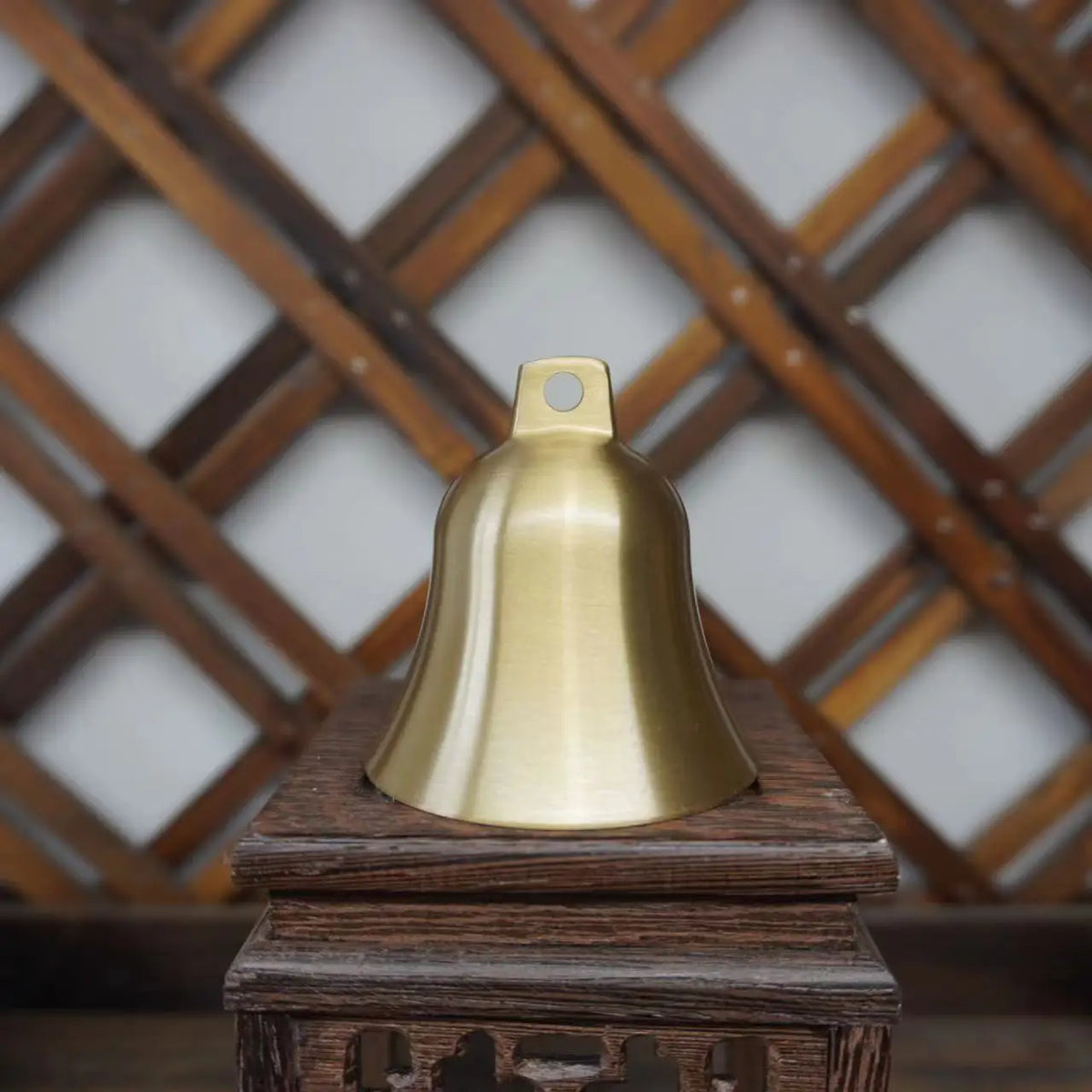 Copper Bell Pure Copper Pendant Buddhist Temple Copper Bell  Brass Door Sound Home Wind Bell Pendant
