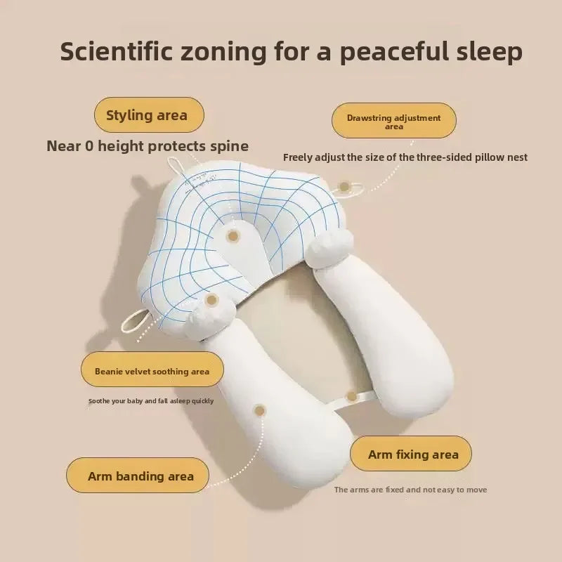 Multi-functional Baby Pillow Newborn Double Sides Soothing Sleeping Nusing Pillow Bed Cushion Baby Bedding Items