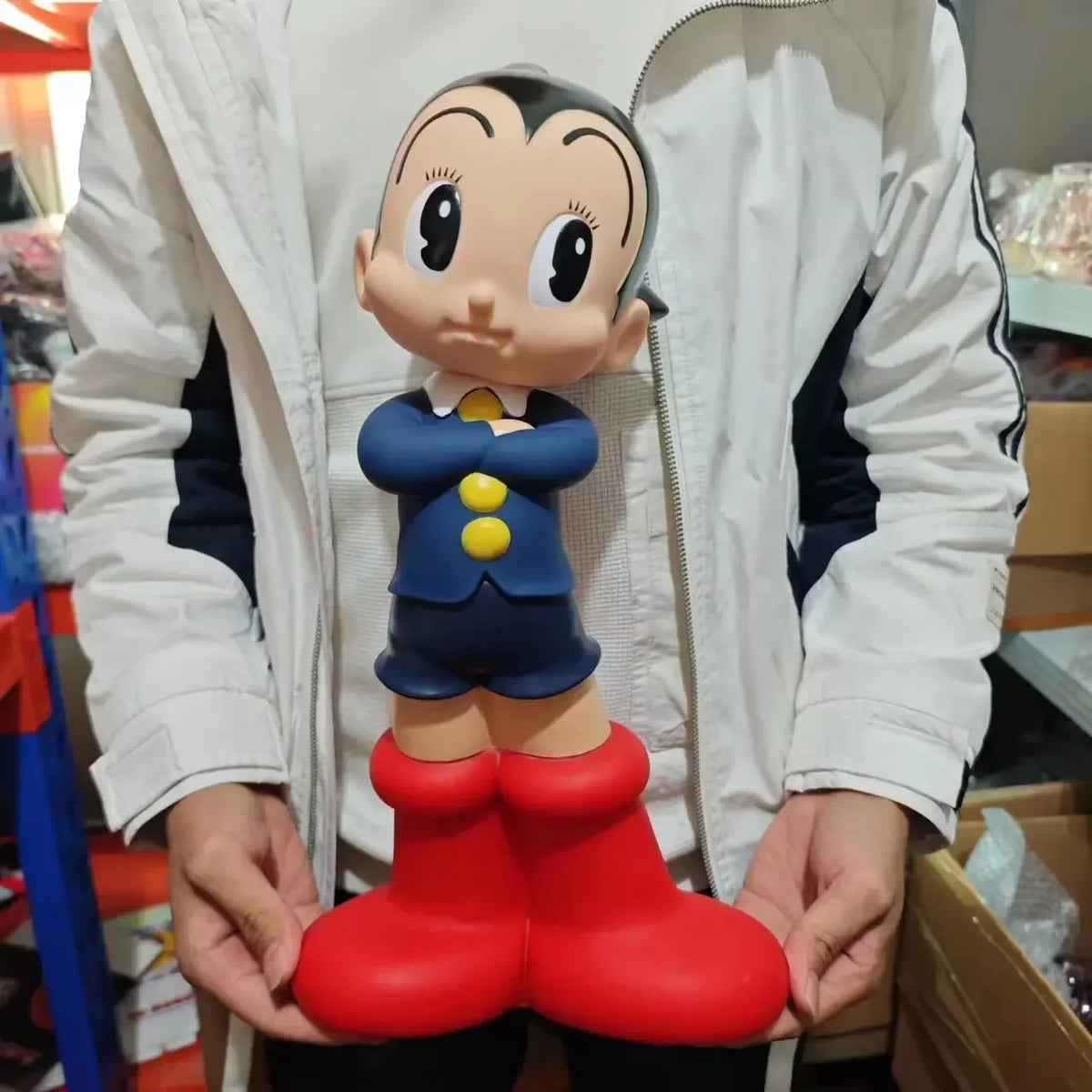 40CM Large AstroBoy Mighty Atom Tetsuwan Atom Anime Action Figure PVC Movable Statue Model Toy Collection Gift