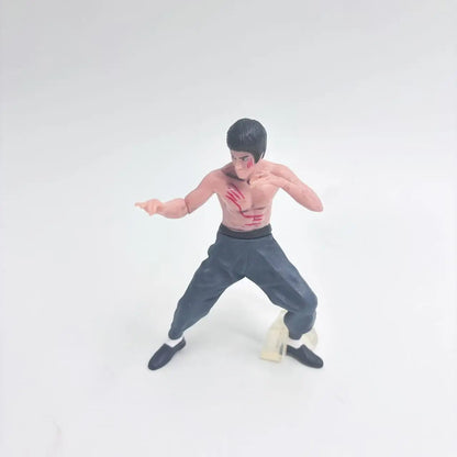 4pcs/set 10cm Chinese kung Fu PVC Action Figure Collection Model Toys