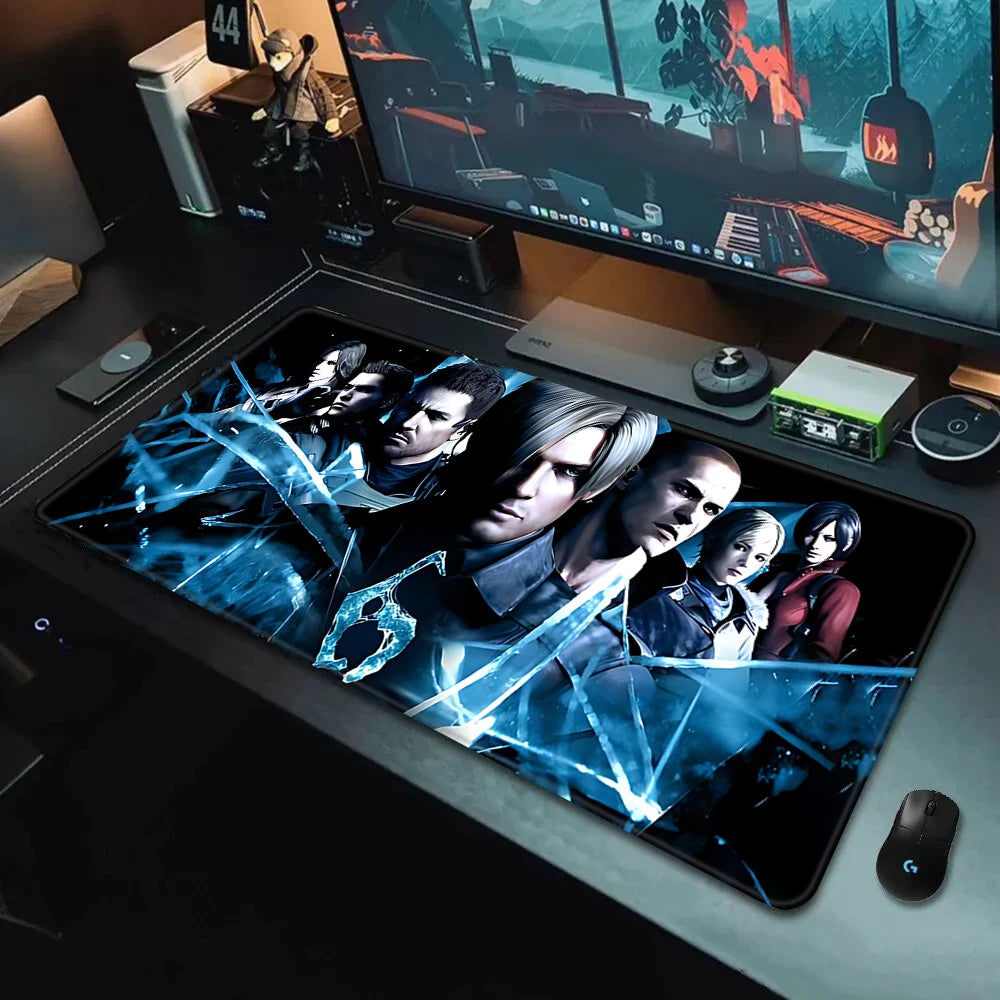 Hot Movies Residents Evils Mousepad HD Printing Computer Gamers Locking Edge Non-slip Mouse Pad XXL90x40cm Keyboard PC Desk Pad