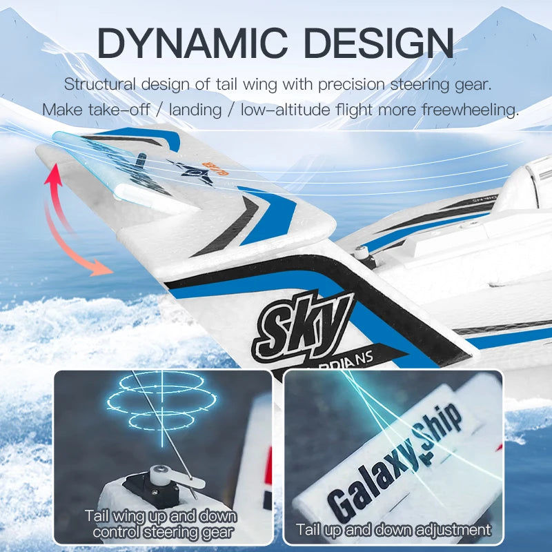 KF603 RC Glider EPP Foam 2.4G 3CH Radio Control Sea And Air RC Plane Water Land Flying Boat Airplane Toys Gift For Boys