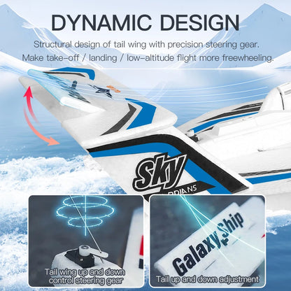 KF603 RC Glider EPP Foam 2.4G 3CH Radio Control Sea And Air RC Plane Water Land Flying Boat Airplane Toys Gift For Boys