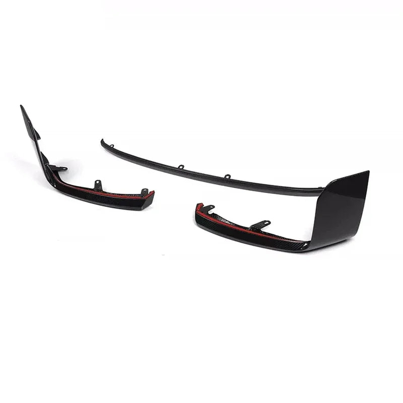 For BMW M2 G87 2022+ Carbon Fiber Car Front Bumper Diverter Spoiler Diffuser Front lip chin Shunt Auto Parts upgraded body kit