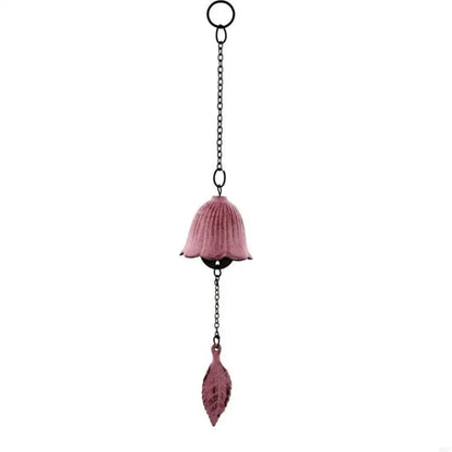 B0KC Japanese Iron Wind Chimes Yard Decor Outdoor Hang Pendants Lucky Temple Bells