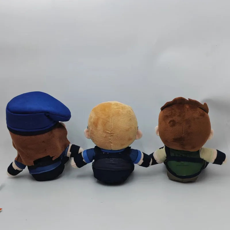 【In Stock】HOT Game Resident Evil Jill Valentine Plush STARS Captain Wesker Plush Anime Chris Leon Scott Kennedy Plush Fans Gift