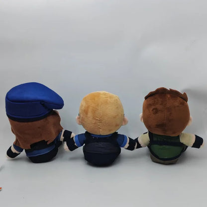 【In Stock】HOT Game Resident Evil Jill Valentine Plush STARS Captain Wesker Plush Anime Chris Leon Scott Kennedy Plush Fans Gift