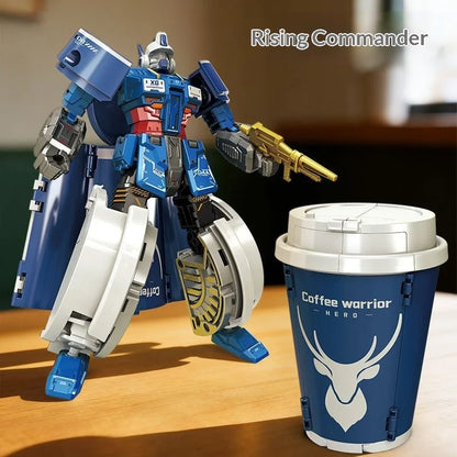 Transforming Toy Milk Tea Warrior Mecha Kong Robot Boy Coffee Cup Warrior Children's Educational Toy