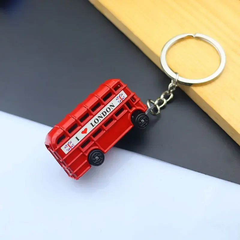 Metal Mini Car Auto Creative Wheel Keychain Parts Auto Enthusiast  Accessories KeyKeyring Ring Chain for Men Woman Lover Gift