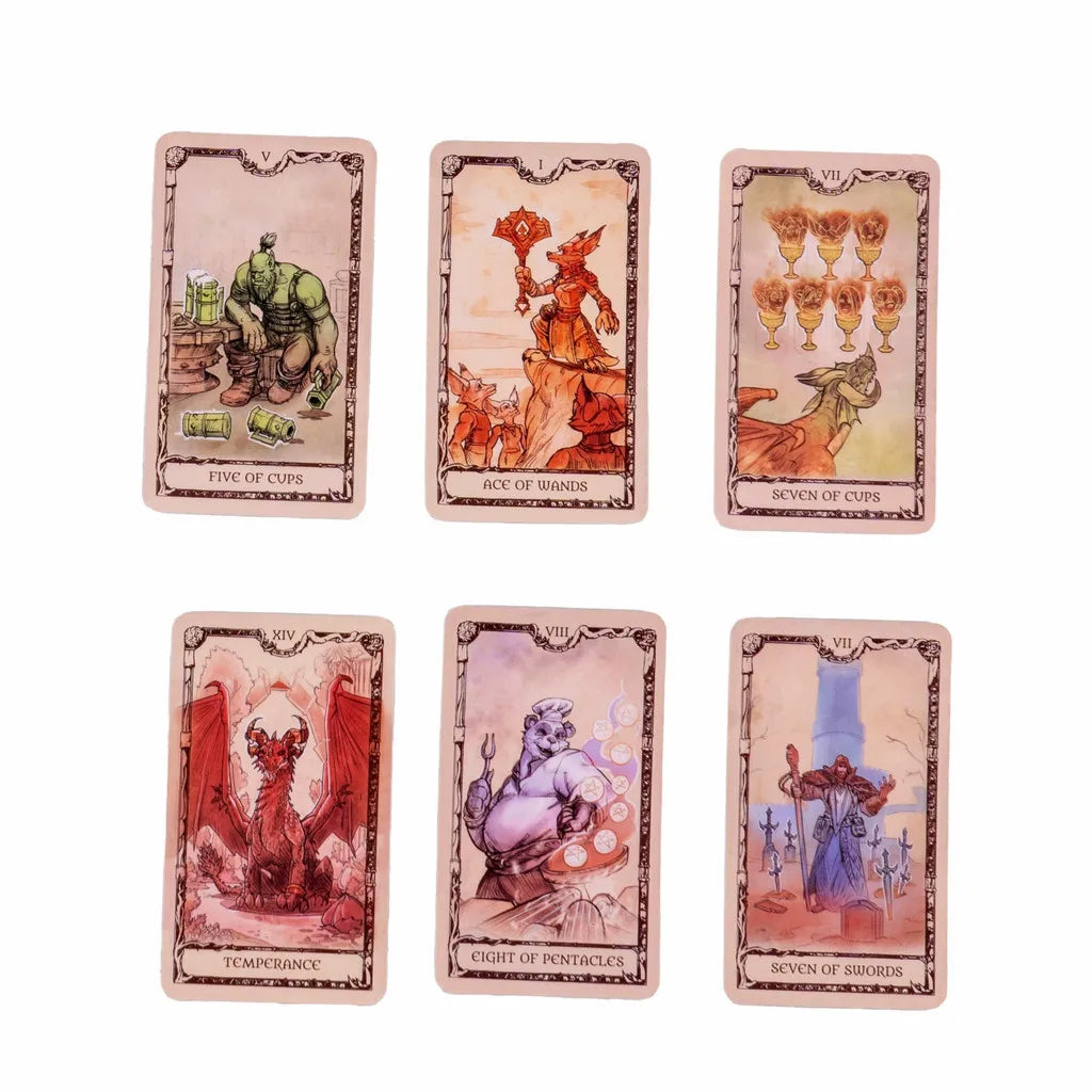 World of Warcraft Tarot Deck set for fans of the game and fantasy enthusiast