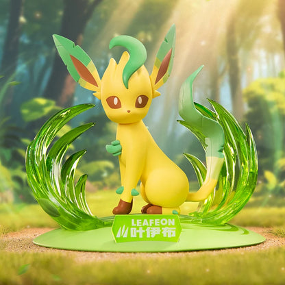 Anime Pokemon Sylveon Leafeon Glaceon Figurine Original Funism Genuine Action Figures Collection Model Ornaments Toys Gifts