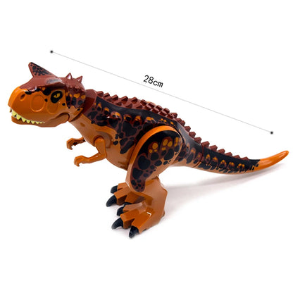 Jurassic Dinosaurs Spinosaurus Large Brick Toy Joints Open Mouth 7 Color Designs, Collectible Decor DIY Puzzle Assembly Gift
