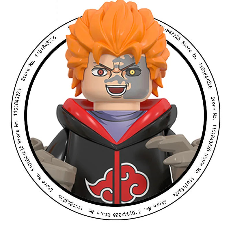WM6152 Naruto Building Blocks Ootutuki Momoshiki Mitsuki Gaara Namikaze Minato Tobirama Action Figure Accessories For Kids