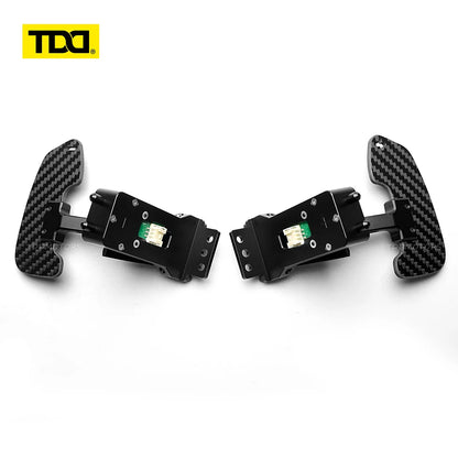 TDD Aluminum Alloy Magnetic Paddle Shifters For Porsche 718 Cayman GT4 991 Panamera 971 911 997 Steering Wheel Shift Paddle