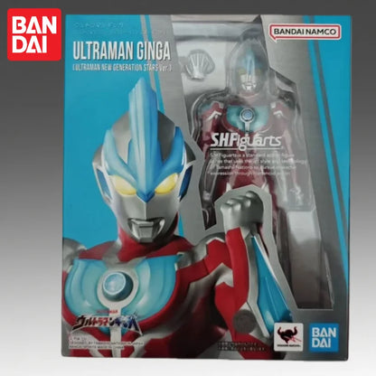 In Stock Bandai Original S H F Ultraman Ultraman Ginga Action Figure Model Doll Brand New Boxed Garage Anime Characters Model