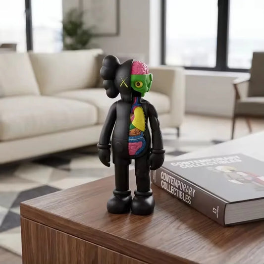 Violent Bear Action Figurine XX KAW Statue Living Room Decoration Figure Table Sculpture Trendy Street Art Desk Toy Gift