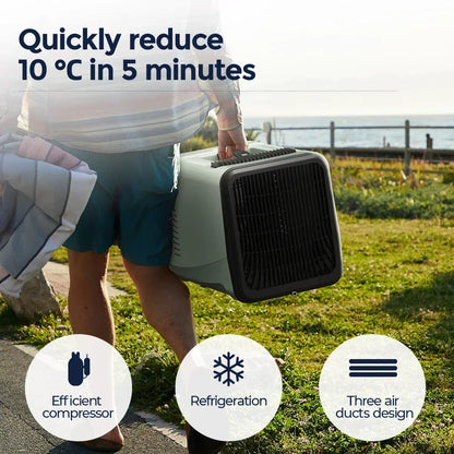 Mini Air Conditioner Mobile Compressor Portable Energy Saving Outdoor/Tent/RV Air Conditioner