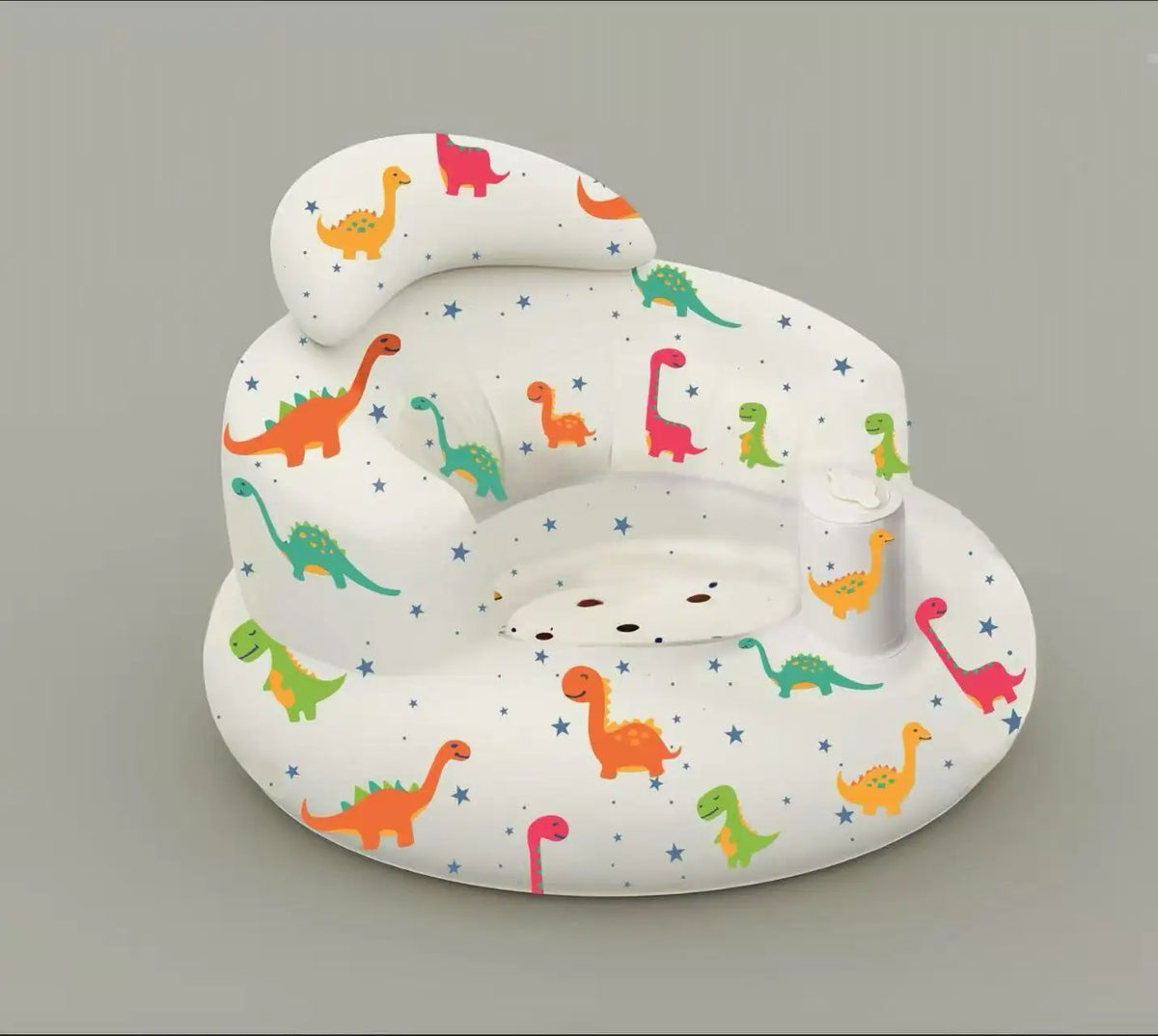 Baby Sofa Inflatable Seat for Babies  Chair with Tray, Built in Air Pump Infant Back Support Sofa Toddler Chair for Sitting Up