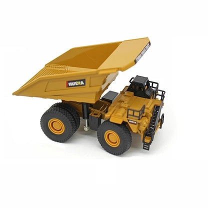 HUINA 1:40 1:50 1:60 Diecast Dump Truck Car Model Alloy Simulation Vehicle Articulated Backhoe Loader Toys for Boys Collectables