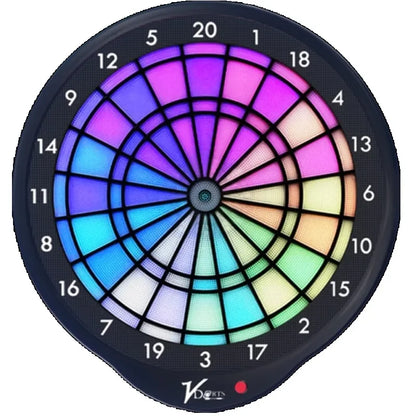 VDARTS H4L Bluetooth Electronic Dartboard Set, Full LED Light Coverage,Professional Soft-Tip Board for Home Office & Competition
